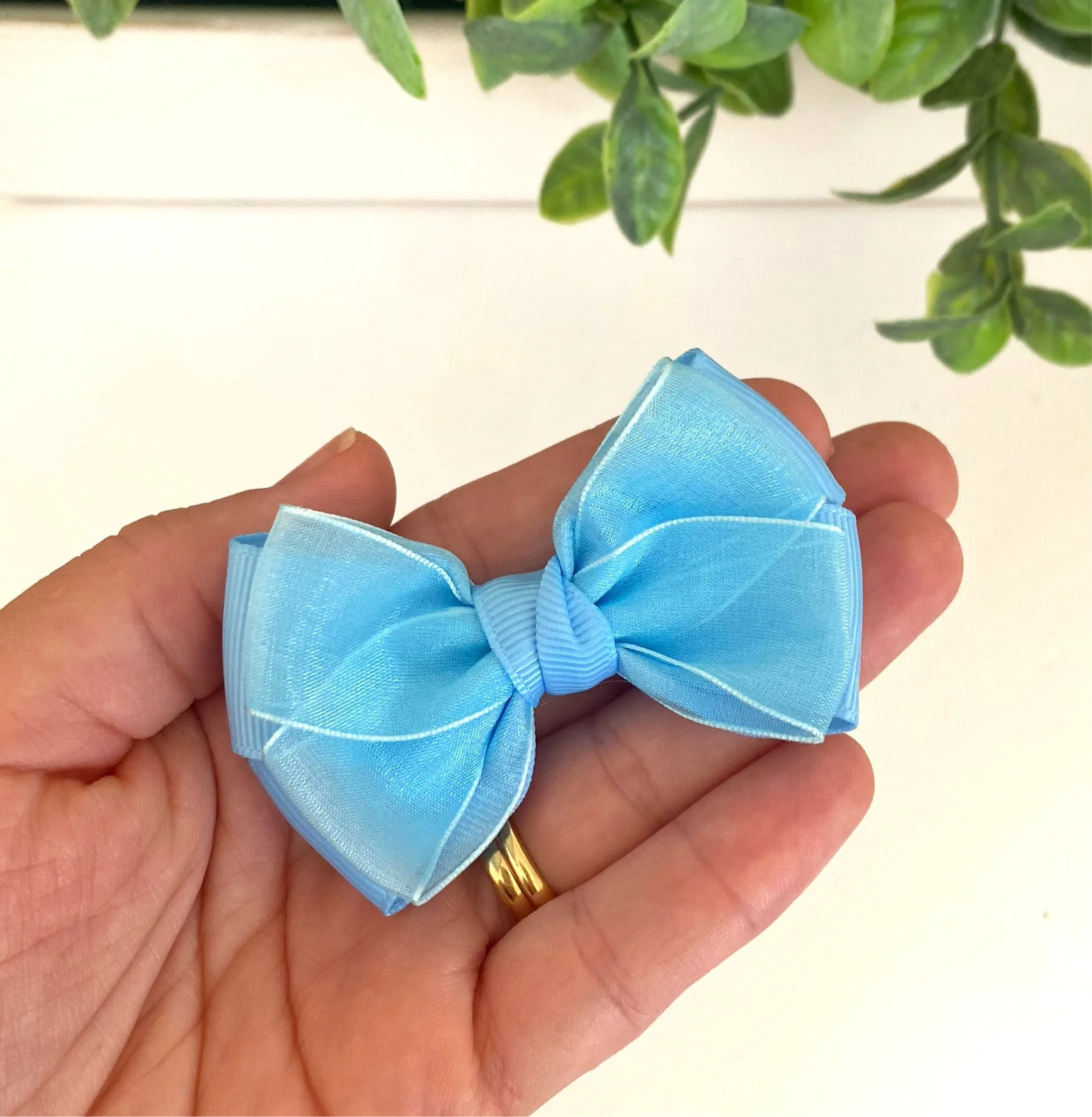 Nanda bow organza - Small clip