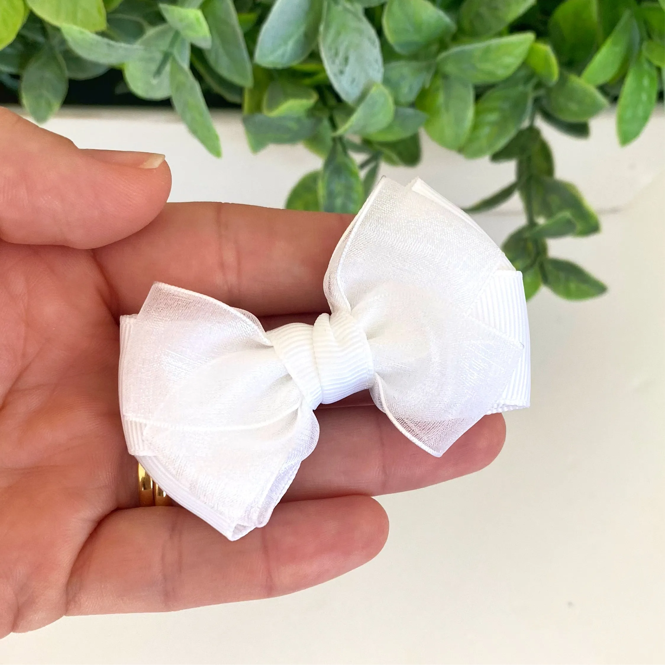 Nanda bow organza - Small clip