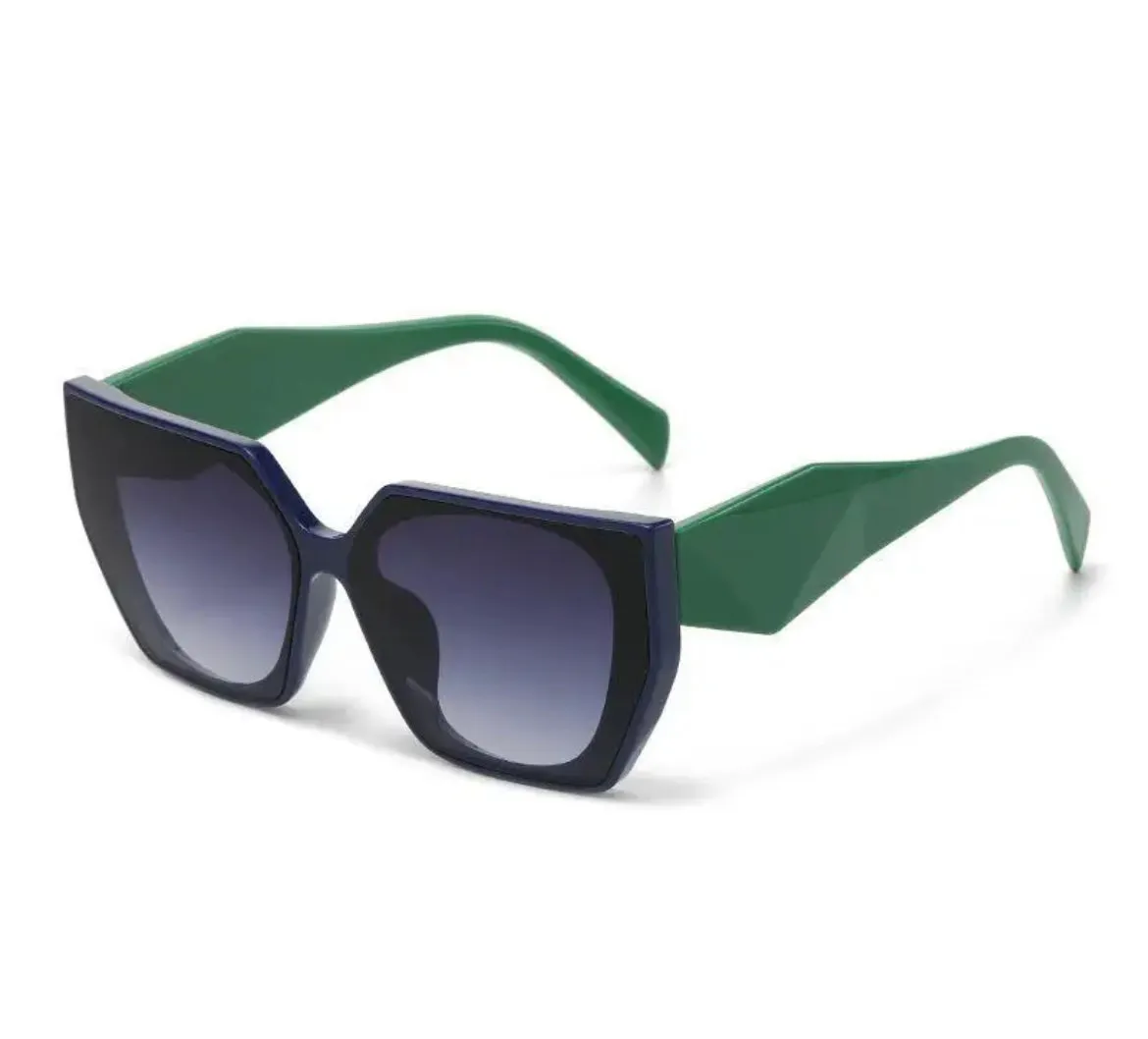 Navy and Green Color Blocked AMMA JO Shades