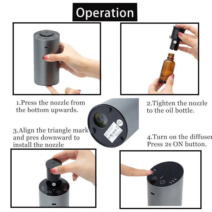 Nebulizer Portable Waterless Aroma Diffuser