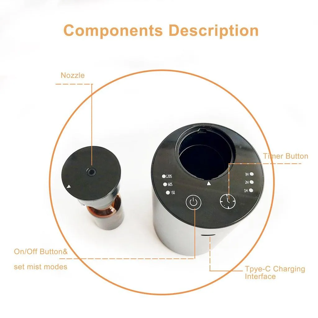 Nebulizer Portable Waterless Aroma Diffuser