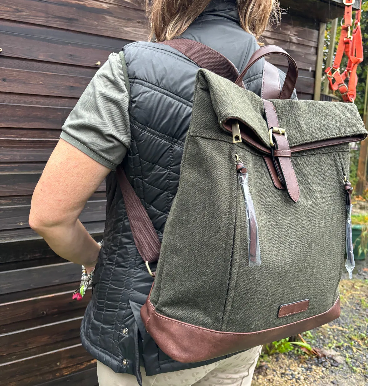 NEW Country Style Tweed Backpack  ❤