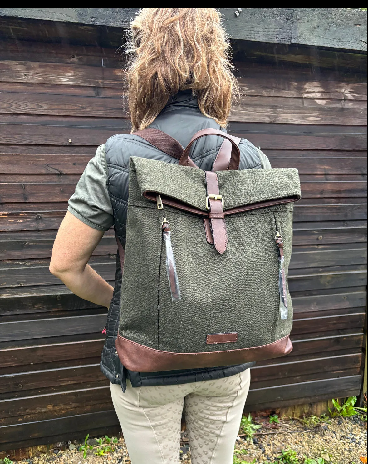 NEW Country Style Tweed Backpack  ❤
