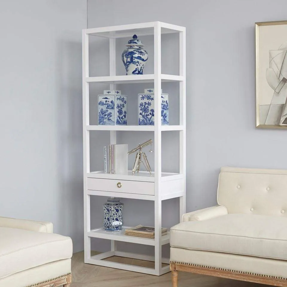 Newport Etagere / White Pearl