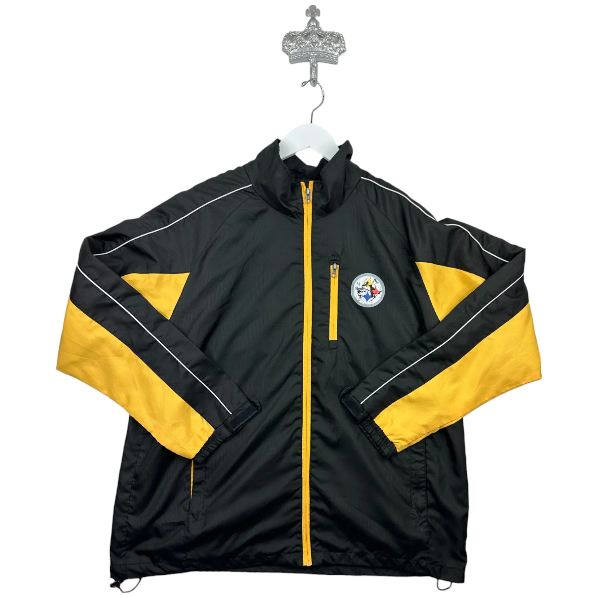 NFL STEELERS ZIP UP - (XL)