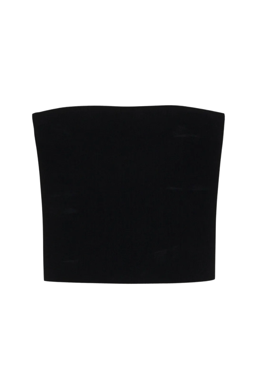 Nicole Strapless Compact Knit Top | Black