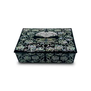 Night Ivy Jewelry Box With Butterfly Lid