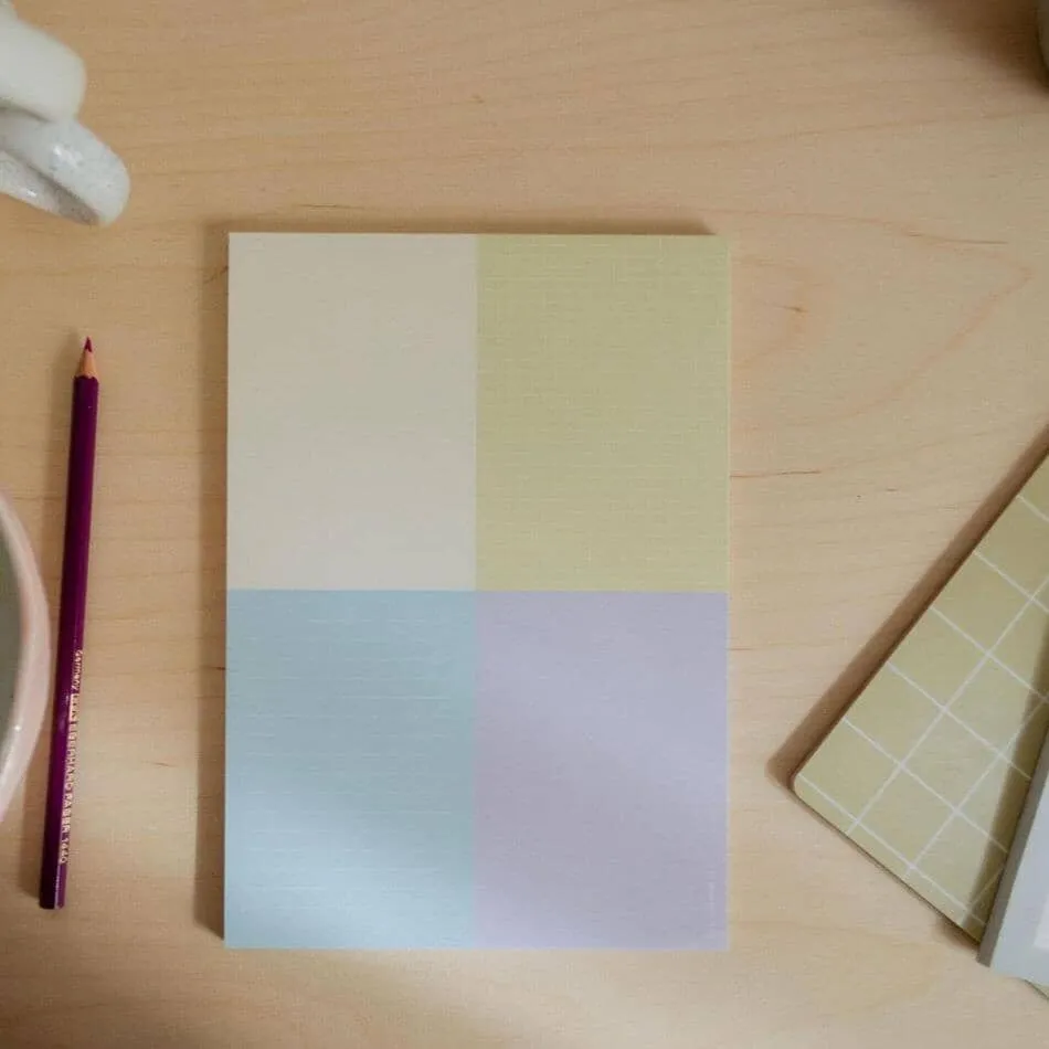 Notizblock A5 "Colorblock pastell"