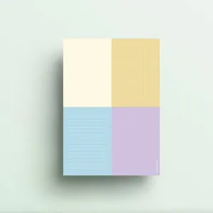 Notizblock A5 "Colorblock pastell"