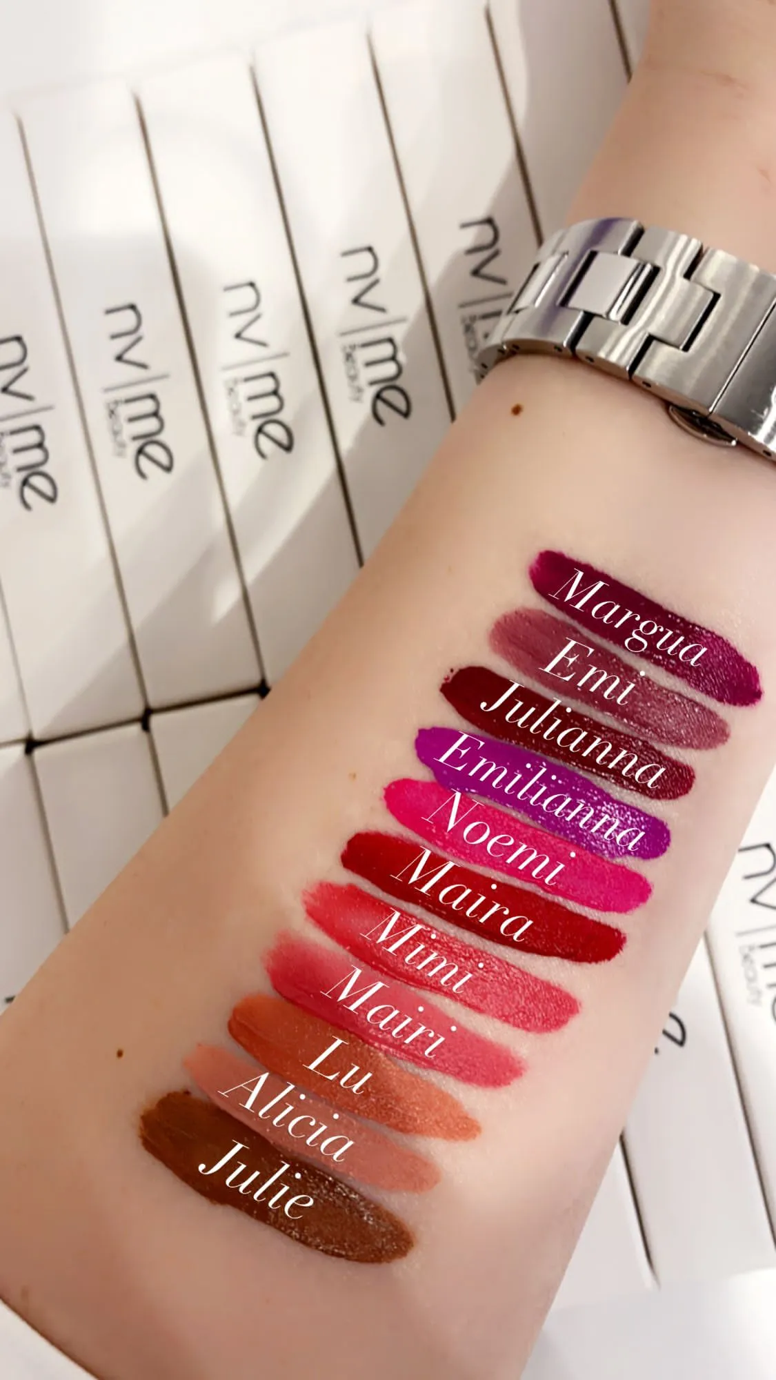 nv|me Beauty Semi-Matte Liquid Lipstick- Julie
