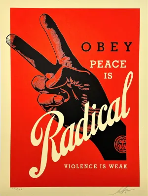 Obey Radical Peace (Red)