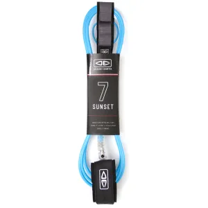 OCEAN & EARTH SUNSET 7'0 MOULDED LEASH BLUE