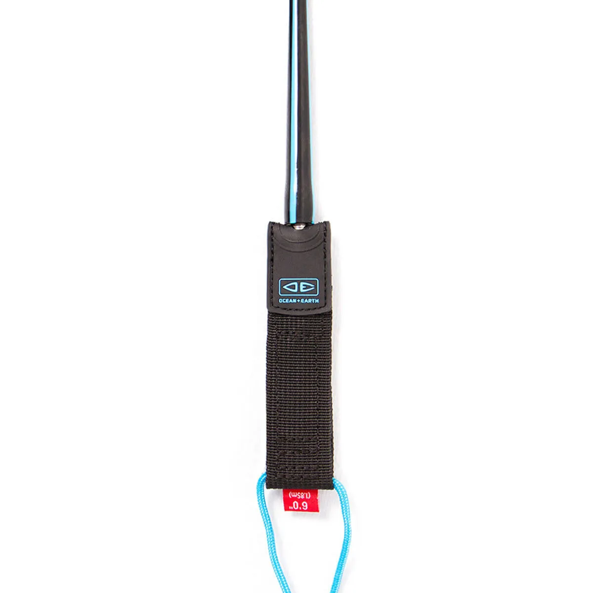 OCEAN & EARTH XT 8'0 ONE PIECE LEASH BLACK BLUE
