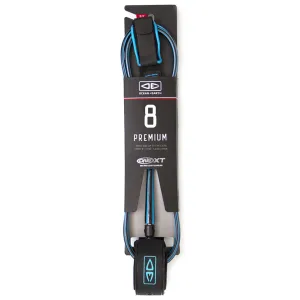 OCEAN & EARTH XT 8'0 ONE PIECE LEASH BLACK BLUE