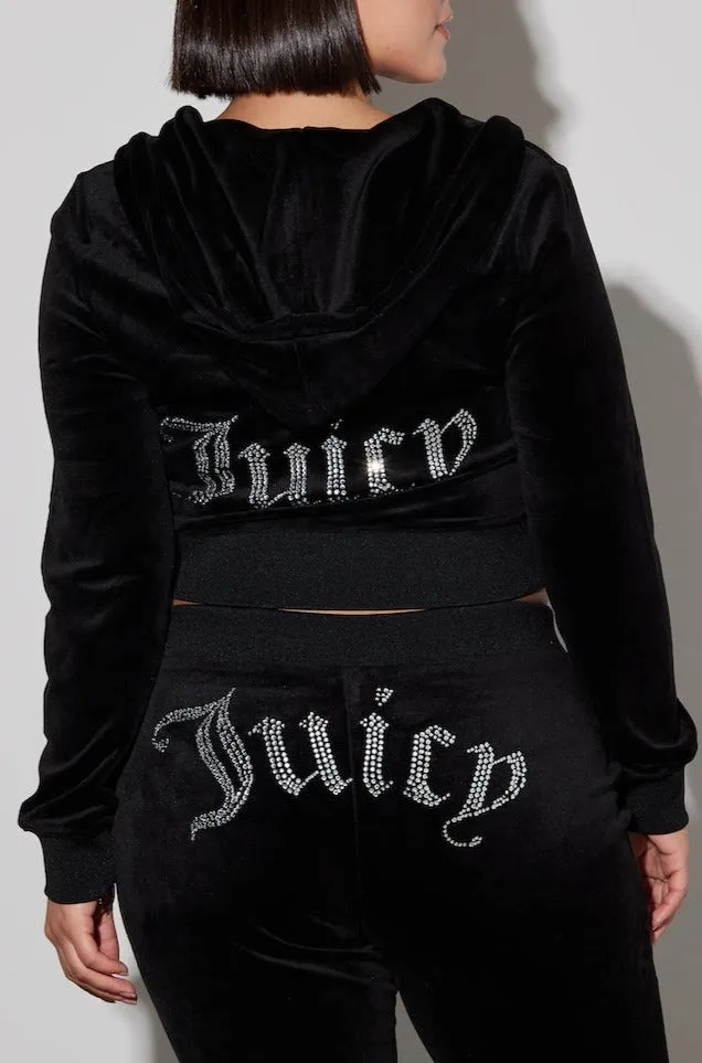 OG Big Bling Velour Hoodie