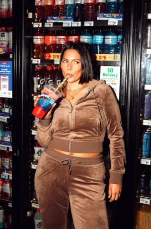 OG Big Bling Velour Hoodie