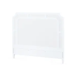 Olivia Queen Headboard / Soft White