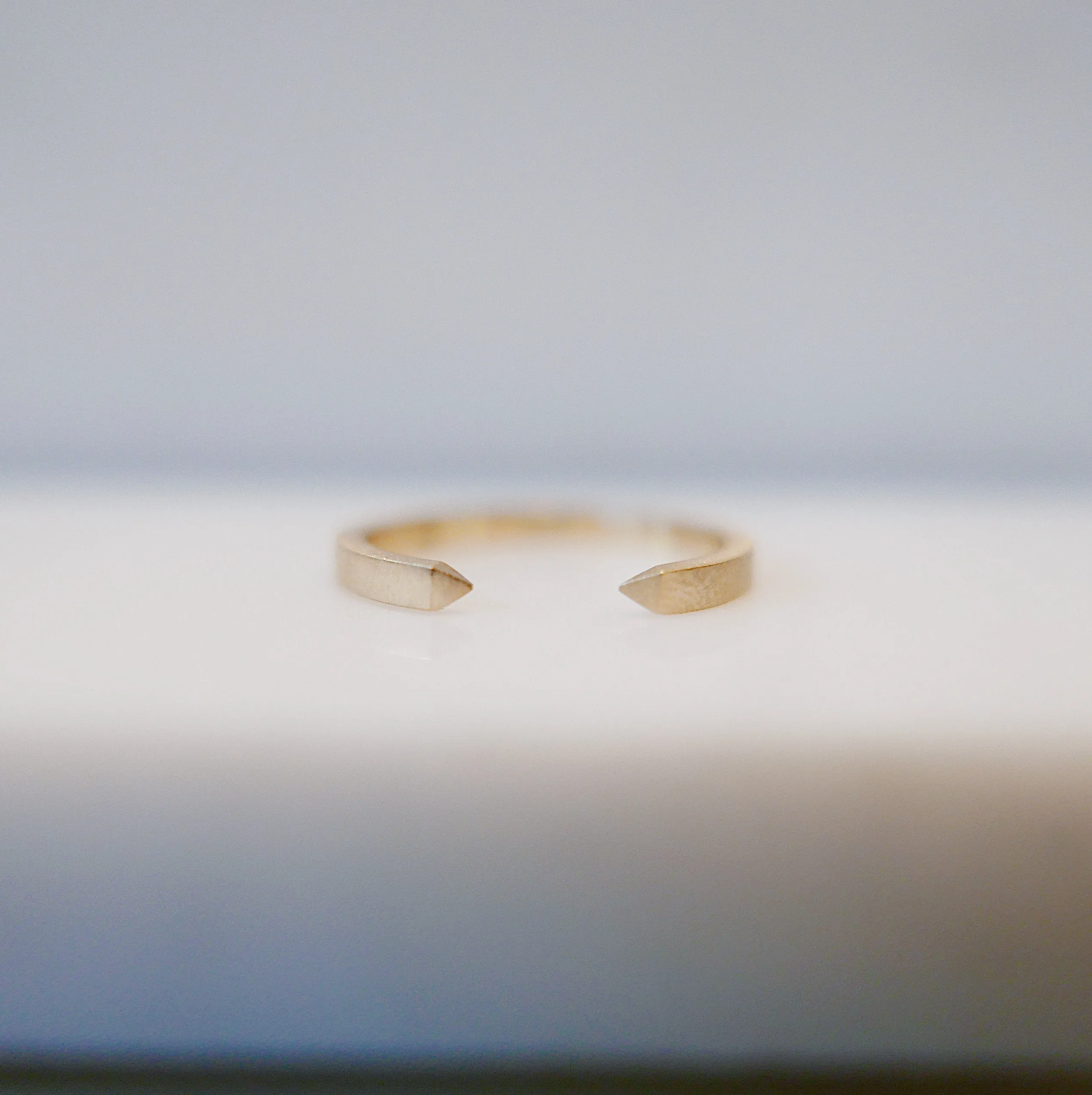 On Pointe Brushed Ring