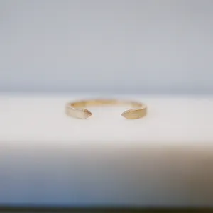 On Pointe Brushed Ring