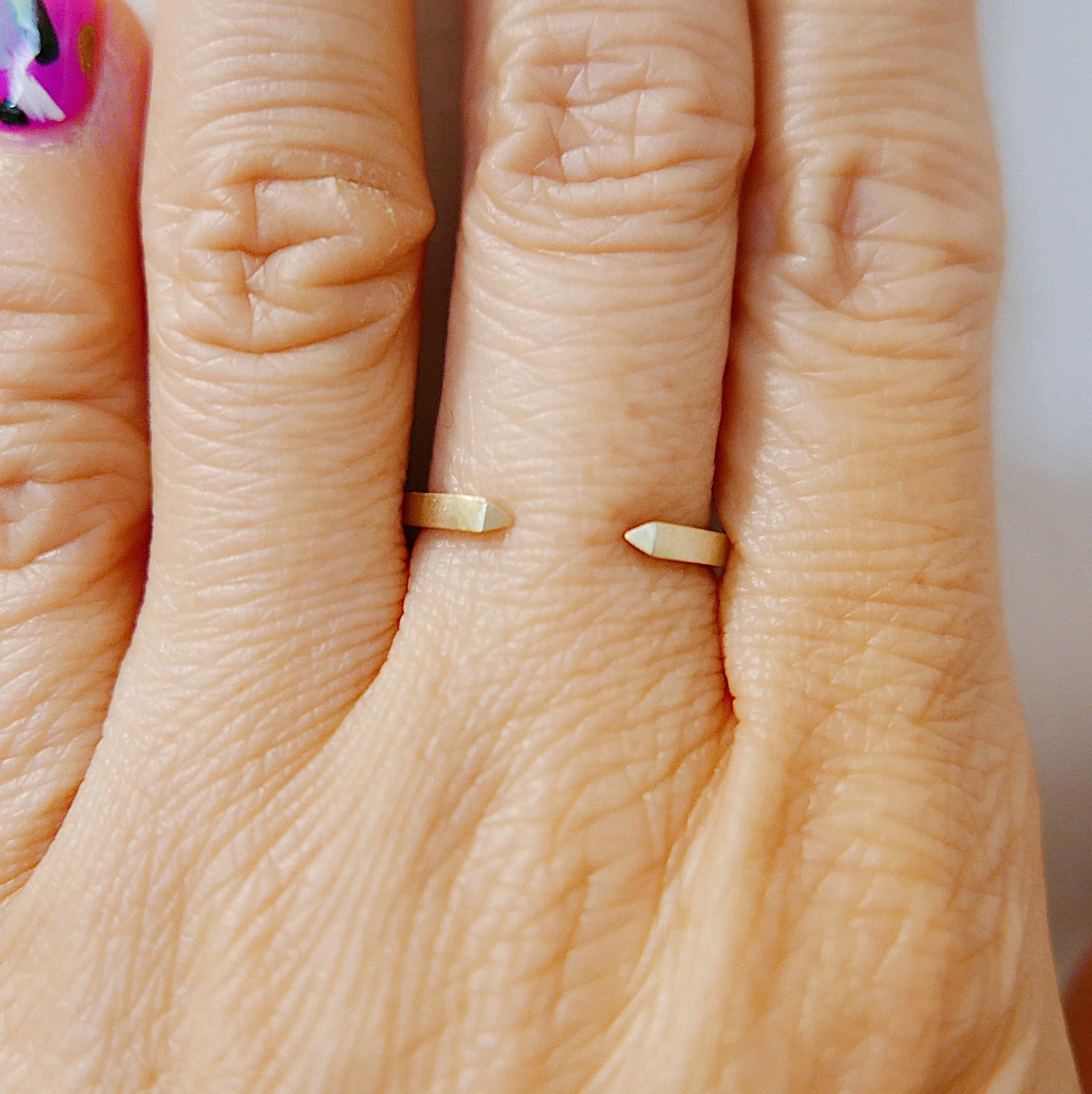 On Pointe Brushed Ring