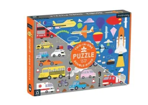 On the Move 100 Piece Double-Sided Puzzle