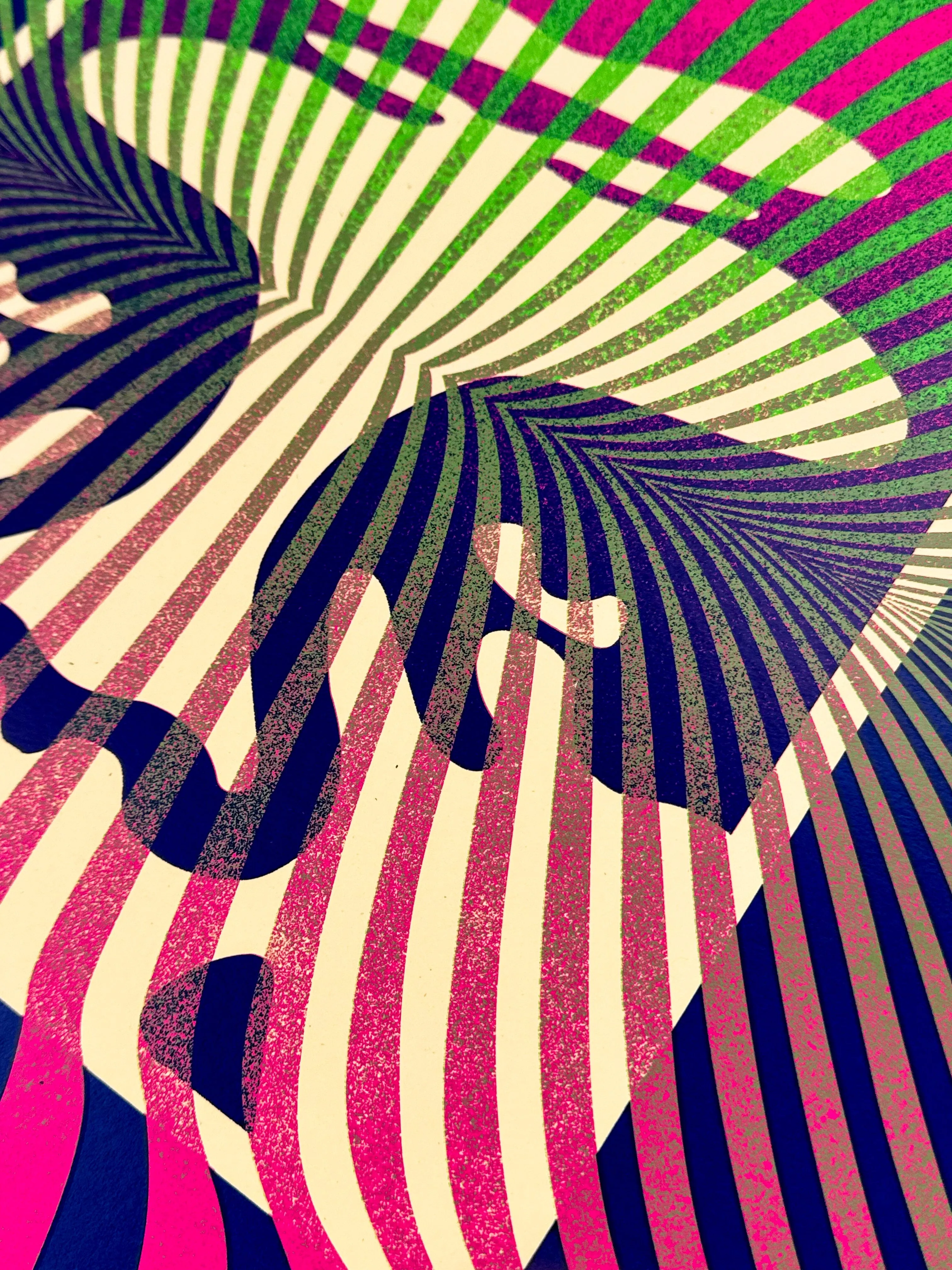 Op-Art Icon (Green Gradient)