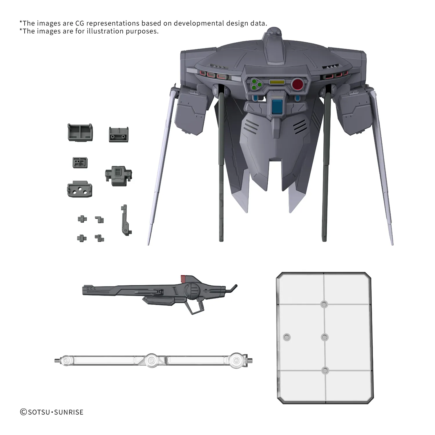 Option Parts Set Gunpla 15 [Cavalier Aifrid] [Preorder Q1 2025]