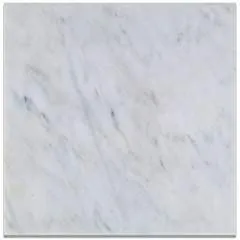 Oriental White - Eastern White Marble 12" X 12" POLISHED Field Tile - Box of 5 sq. ft.
