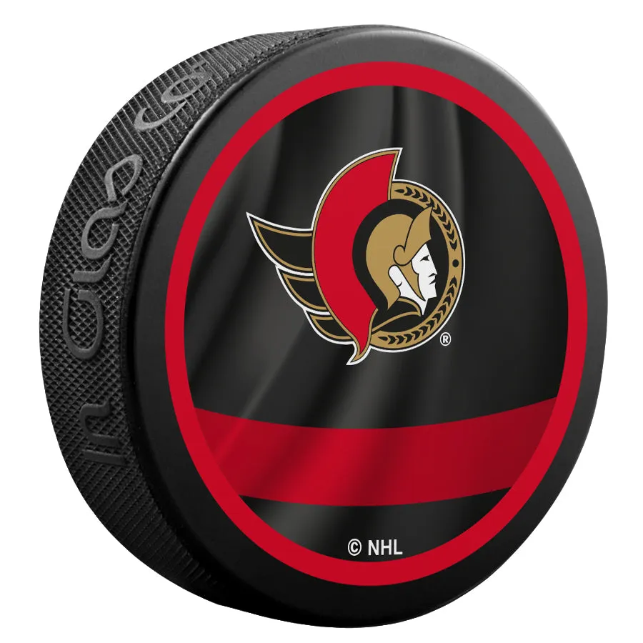 Ottawa Senators Reverse Retro Jersey Puck