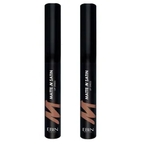 Pack of 2 Ebin New York Matte N Satin Lip Dress, Hot Hottie CMSLD02