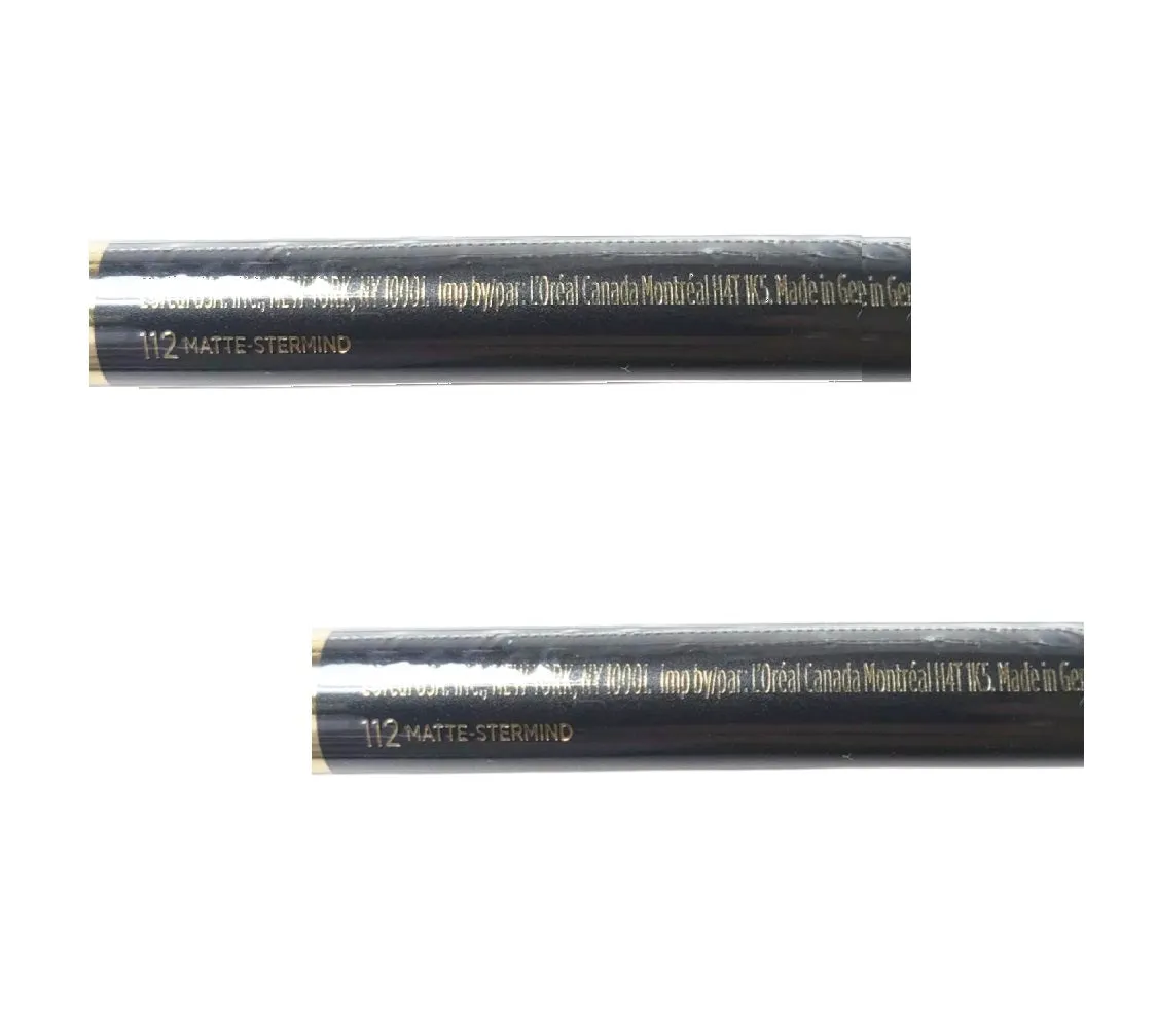 Pack of 2 L'Oreal Paris Colour Riche Matte Sharpenable Lip Liner, Matte-Stermind 112