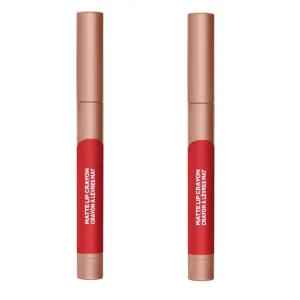 Pack of 2 L'Oreal Paris Infallible Matte Lip Crayon, Caramel Rebel # 506
