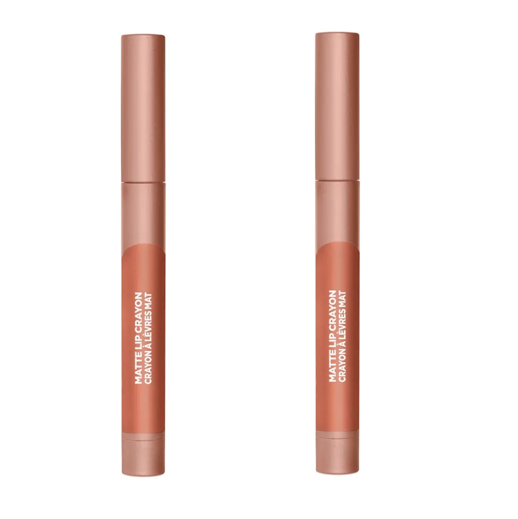 Pack of 2 L'Oreal Paris Infallible Matte Lip Crayon, Lady Toffee # 511