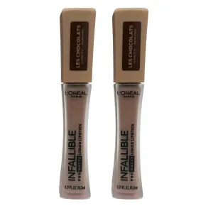 Pack of 2 L'Oreal Paris Infallible Pro Matte Liquid Lipstick, Bittersweet # 854