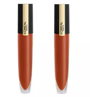 Pack of 2 L'Oreal Paris Rouge Signature Matte Lip Stain, I Amaze 446