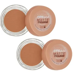 Pack of 2 Maybelline Dream Matte Mousse Foundation, Medium Beige (Medium 3)