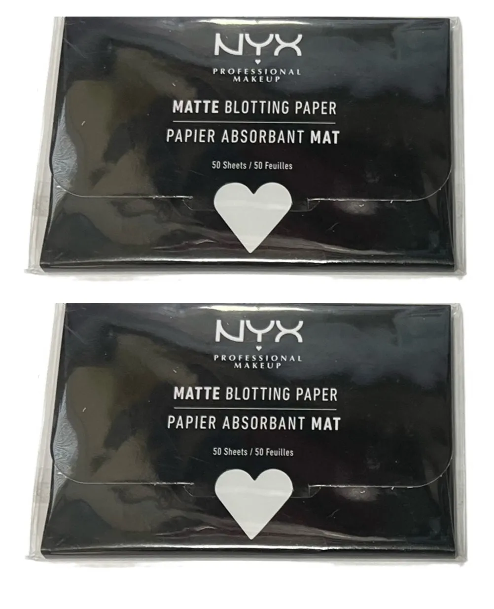 Pack of 2 NYX Matte Blotting Paper, BPR 50 sheets