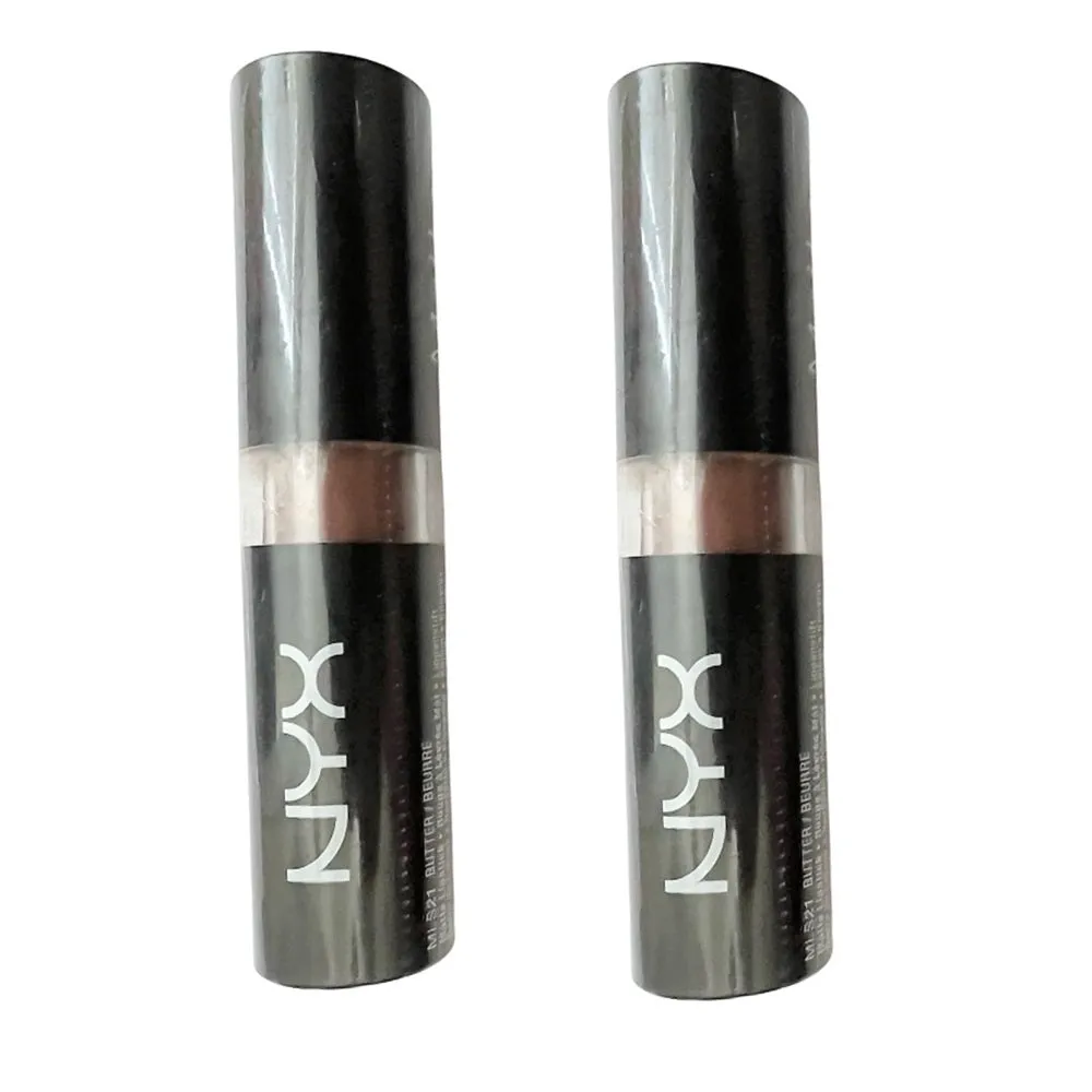Pack of 2 NYX Matte Lipstick, Butter MLS21