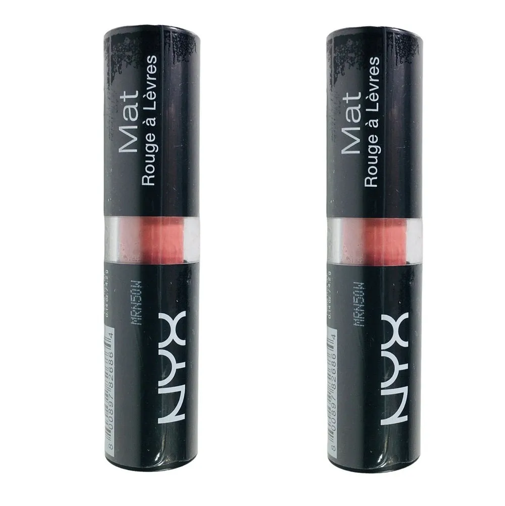 Pack of 2 NYX Matte Lipstick, Couture MLS28