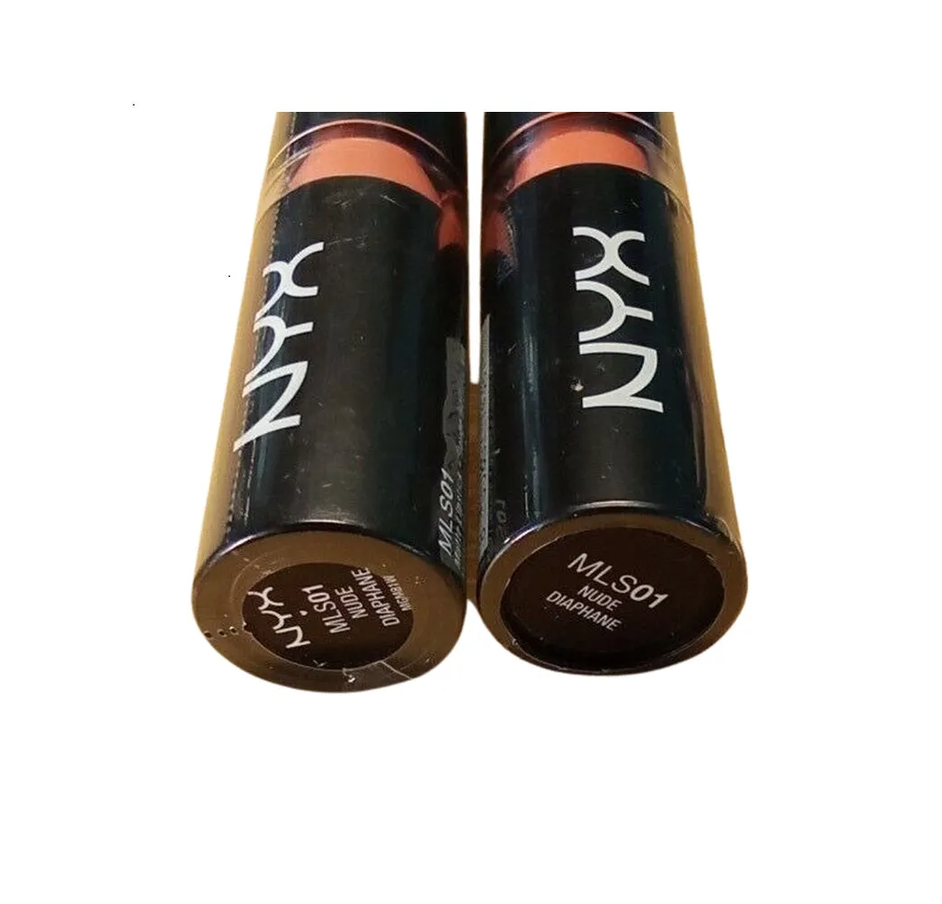 Pack of 2 NYX Matte Lipstick, Nude MLS01