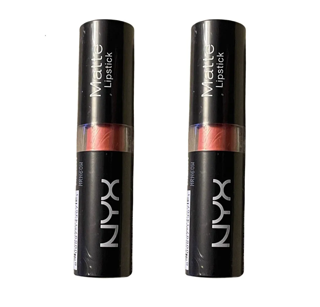 Pack of 2 NYX Matte Lipstick, Nude MLS01