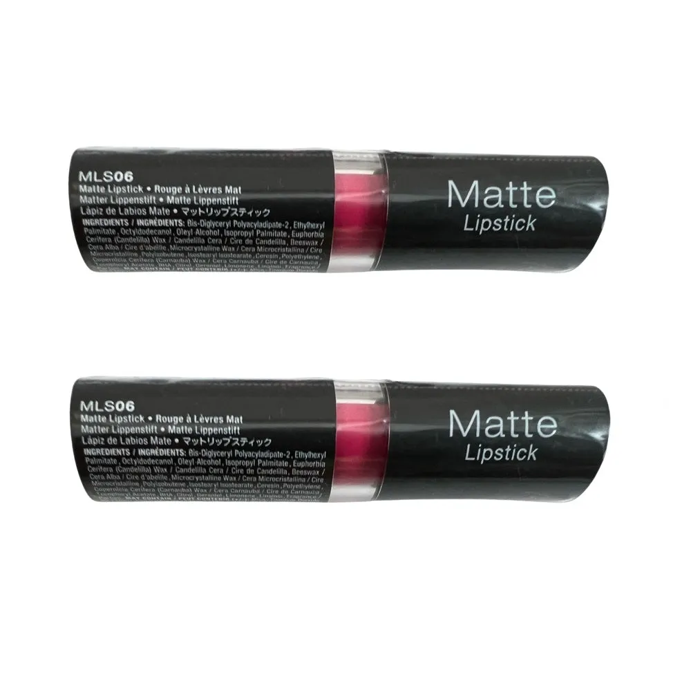 Pack of 2 NYX Matte Lipstick, Summer Breeze MLS06