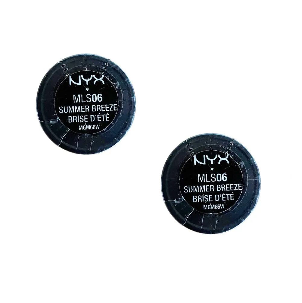 Pack of 2 NYX Matte Lipstick, Summer Breeze MLS06