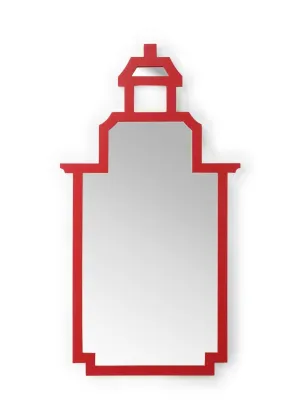 Pagoda Mirror - Red 383679
