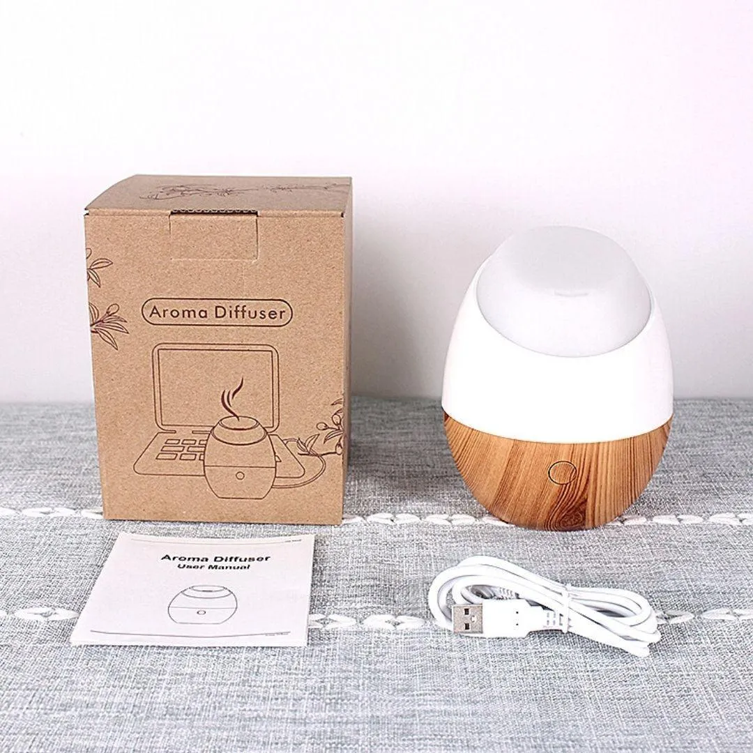 PAI - USB Diffuser Wood Base Oval (120ml)