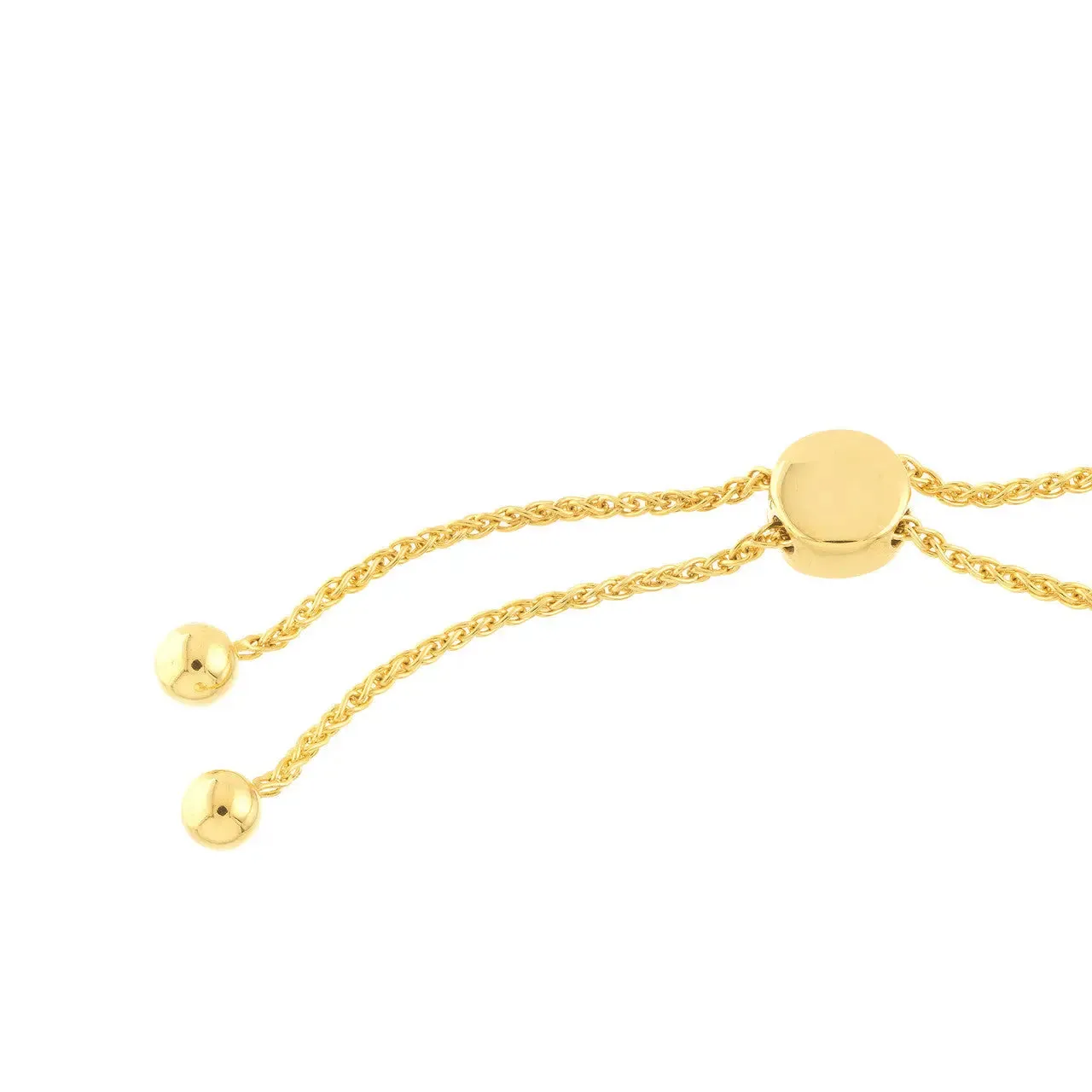 Palma Round Plate Bolo Bracelet
