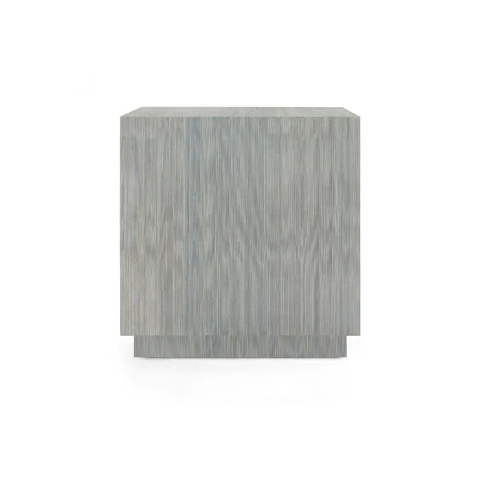 Parker 2 Drawer Side Table - Slate Blue