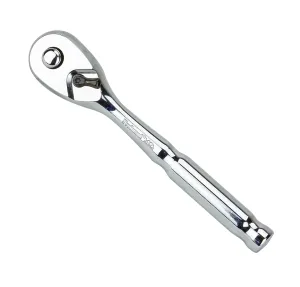 PEAR RATCHET HANDLE (NO MARK) - 1/4" Drive (72 Teeth) 4.5" HANDLE