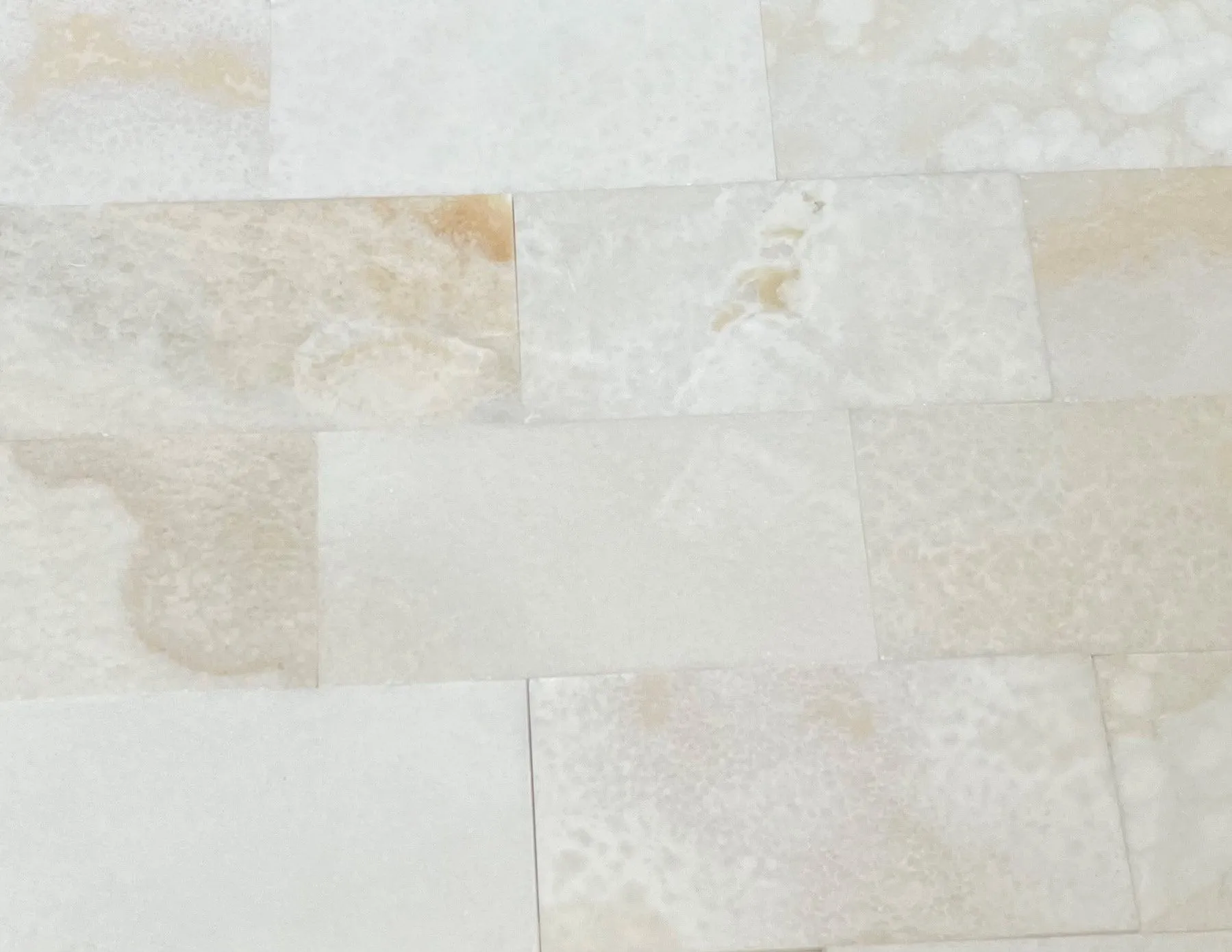 Pearl White Onyx Subway Brick 3x6 Polished Tiles for Backsplash, Shower Walls, Bathroom Floors