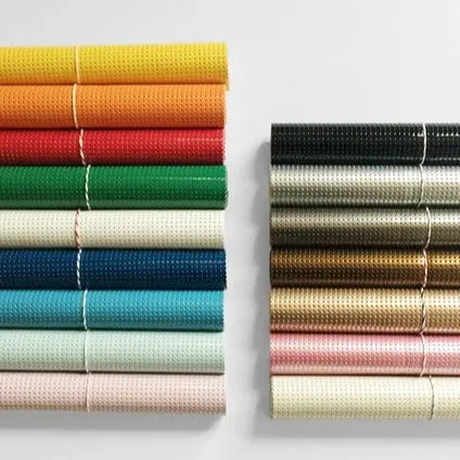 Perforated Lacquered Vinyl